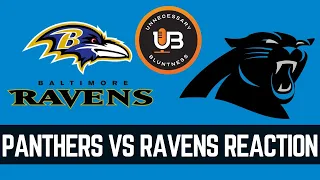 Carolina Panthers vs Baltimore Ravens Preseason REACTION LIVE