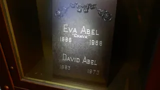 Cinematographer David Abel Grave/Niche Hollywood Forever Cemetery Los Angeles California USA 2021