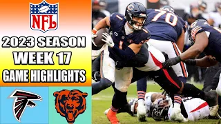 Atlanta Falcons vs Chicago Bears [FULL GAME] WEEK 17| NFL Highlights 2023