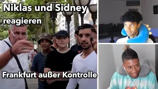 Niklas und Sidney reagieren auf "FRANKFURT AUßER KONTROLLE!.. 😱" | Niklas Wilson