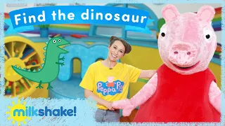 Milkshake! Studio Games | Find the Dinosaur | Jen and Peppa Pig