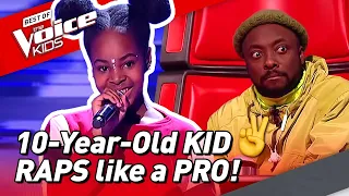 10-Year-Old RAPS like a real PRO in The Voice Kids! ✌