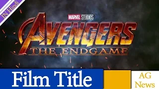 Avengers 4 Cinematographer May Have Revealed Film Title AG Media News