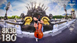 FEAR by Nesrine - Live Cello Experience in Paris, France | 3D VR 180° Music Video