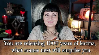 You are releasing 1000 years of karma! You will be surprised what happens next - tarot reading