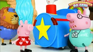 Zoológico de Brinquedo da Peppa Pig — Vídeo Educativo Para Crianças!