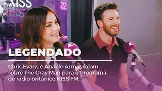 Chris Evans e Ana de Armas em entrevista para rádio Kiss | LEGENDADO
