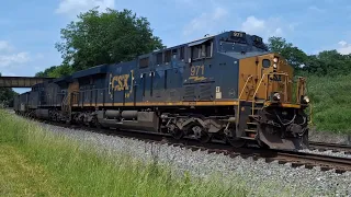 CSX and Norfolk Southern trains in Shenandoah Junction, WV