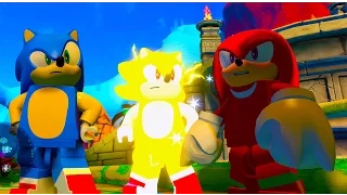 LEGO Dimensions Sonic Quests for Tails, Knuckles, Shadow, Amy, Big The Cat and Eggman + Secret Zone!