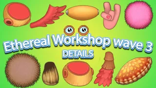 All Monster Ethereal Workshop Wave 3 Details Construction | MSM ANIMATION | My Singing Monsters