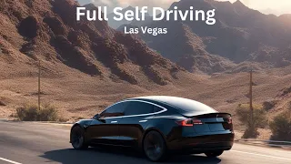 Full Self Driving Las Vegas - City Streets - Version 12 | 2023 Tesla Model 3 Performance