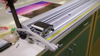 Cutting with a large-format cutter