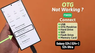 Galaxy S24 Ultra/Plus: OTG Not Recognized? - Fixed By Enable USB Debugging on Samsung!