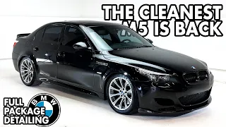 The Cleanest BMW M5 Gets A Refresh -  Dry Ice, Polish, and Ceramic Coating