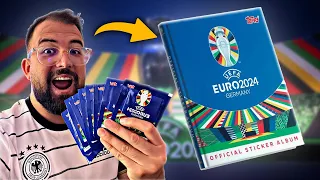 TOPPS UEFA EURO 2024 OFFICIAL STICKER ALBUM 🤩 PACK OPENING 🔥