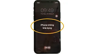 Cách sửa lỗi iPhone không khả dụng do nhập sai mật mã mở khóa nhiều lần