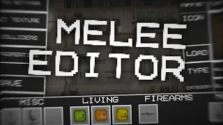 MELEE EDITOR IN MELON PLAYGROUND 15.0 - CONCEPT (PEOPLE PLAYGROUND MOD)