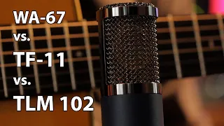 Mic Comparison Acoustic Guitar - Warm Audio Wa-67 vs. Telefunken TF-11 vs. Neumann TLM 102