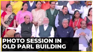 PM Modi, All MPs’ Photo Session Before Moving To New Parliament Building Today