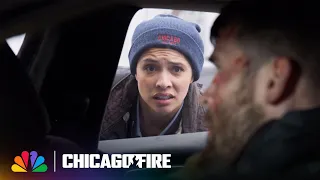 Kidd Helps a Man Stuck in a Car That's Crashed Through a Building | Chicago Fire | NBC