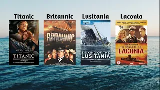 Sinking of Titanic, Britannic, Lusitania, Laconia (Reupload)