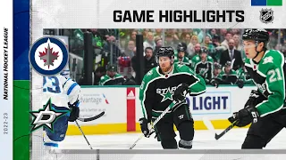 Jets @ Stars 11/25 | NHL Highlights 2022