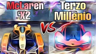 Asphalt 8 - Terzo Millennio VS McLaren X2 Comparison Video | Alps | New King A Class?