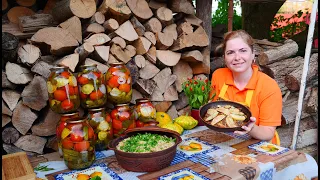 We are preparing Kulish and Salting for the Winter! Harvesting in a Ukrainian village