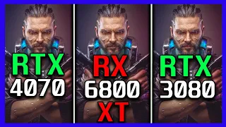 RTX 4070 vs RX 6800 XT vs RTX 3080 Tested in 10 Games | 1440p ULTRA Settings