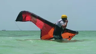 IKO Kitesurf Coach Level 1 - Prerequisites example from Jonny Smith - Hydrofoil. whenitswindy.com