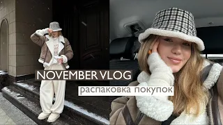 NOVEMBER VLOG / много моих размышлений, распаковка покупок