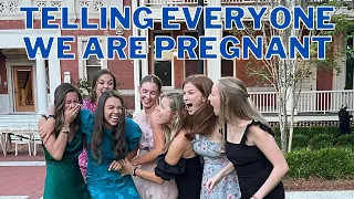 Telling Our Family and Friends We Are Pregnant!! / First Grandbaby and Great-Grandbaby