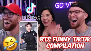 BTS FUNNY MOMENTS TikTok Compilation Reaction! ARMY EDITS LMAO!🤣😭