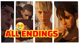 LIFE IS STRANGE 2 Episode 5 ALL 5 POSSIBLE ENDINGS [BAD & GOOD ENDINGS] (LIS2 Wolves)