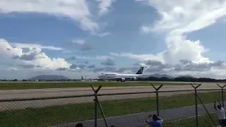 Iron Maiden Take off Boeing 747-400 Ed Force One Fortaleza - Brazil