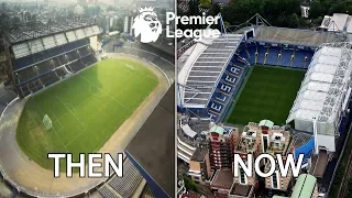 Premier League Stadiums Then & Now