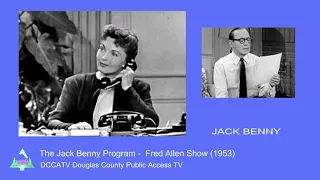 The Jack Benny Program    Fred Allen Show