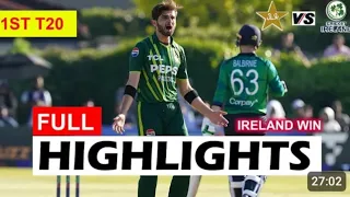 Pakistan Vs Ireland 1st T20 Match Highlights | PAK VS IRE T20 Cricket Series 2024 | PCB