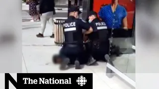 Montreal officer filmed kneeling on Black teen's neck