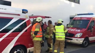 Einsatz der Feuerwehr Höchst - Tiefgaragenbrand in Hard 29.07.2017