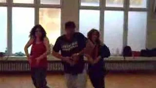 Marco da Silva, Annabelle & Tatjana dancing Marco's Choreo