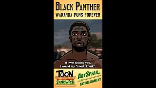 Black Panther: Wakanda Puns Forever - TOON SANDWICH #blackpanther #wakandaforever #marvel #shorts