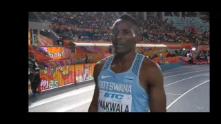 IAAF Relays 2017 4x400 Final- Karabo Sibanda!!!!