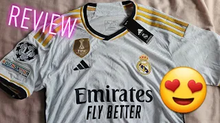 REAL MADRID 2023/2024 HOME JERSEY PLAYER VERSION FROM DHGATE REVIEW 🔥