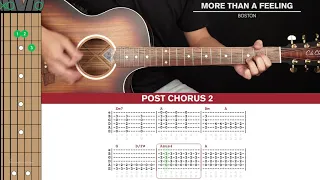 More Than A Feeling Guitar Cover Boston 🎸|Tabs + Chords|