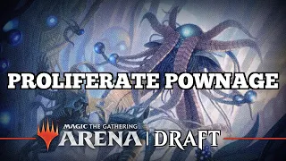 PROLIFERATE POWNAGE | Mythic Rank | Phyrexia: All Will Be One Draft | MTG Arena | Twitch Replay