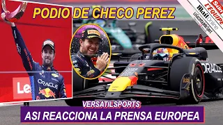 ASI REACCIONA PRENSA EUROPEA a PODIO de CHECO PEREZ GP CHINA F1