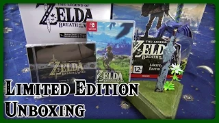 THE LEGEND OF ZELDA BREATH OF THE WILD EUROPA LIMITED EDITION UNBOXING IN 4K