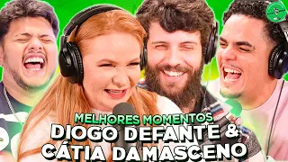 DIOGO DEFANTE & CÁTIA DAMASCENO NO PODPAH - MELHORES MOMENTOS