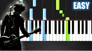 Green Day - 21 Guns - EASY Piano Tutorial by PlutaX - Synthesia